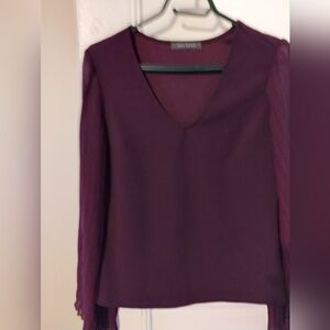 Suzy Shier top purple SZ small